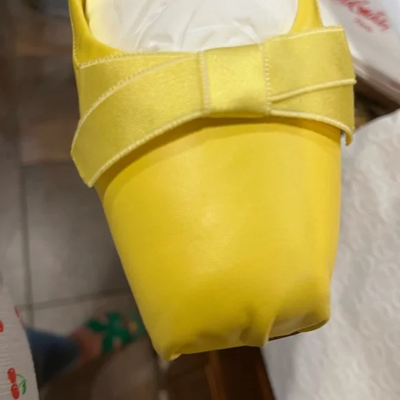 Christian Louboutin Yellow Flats Modern Minimalist Design